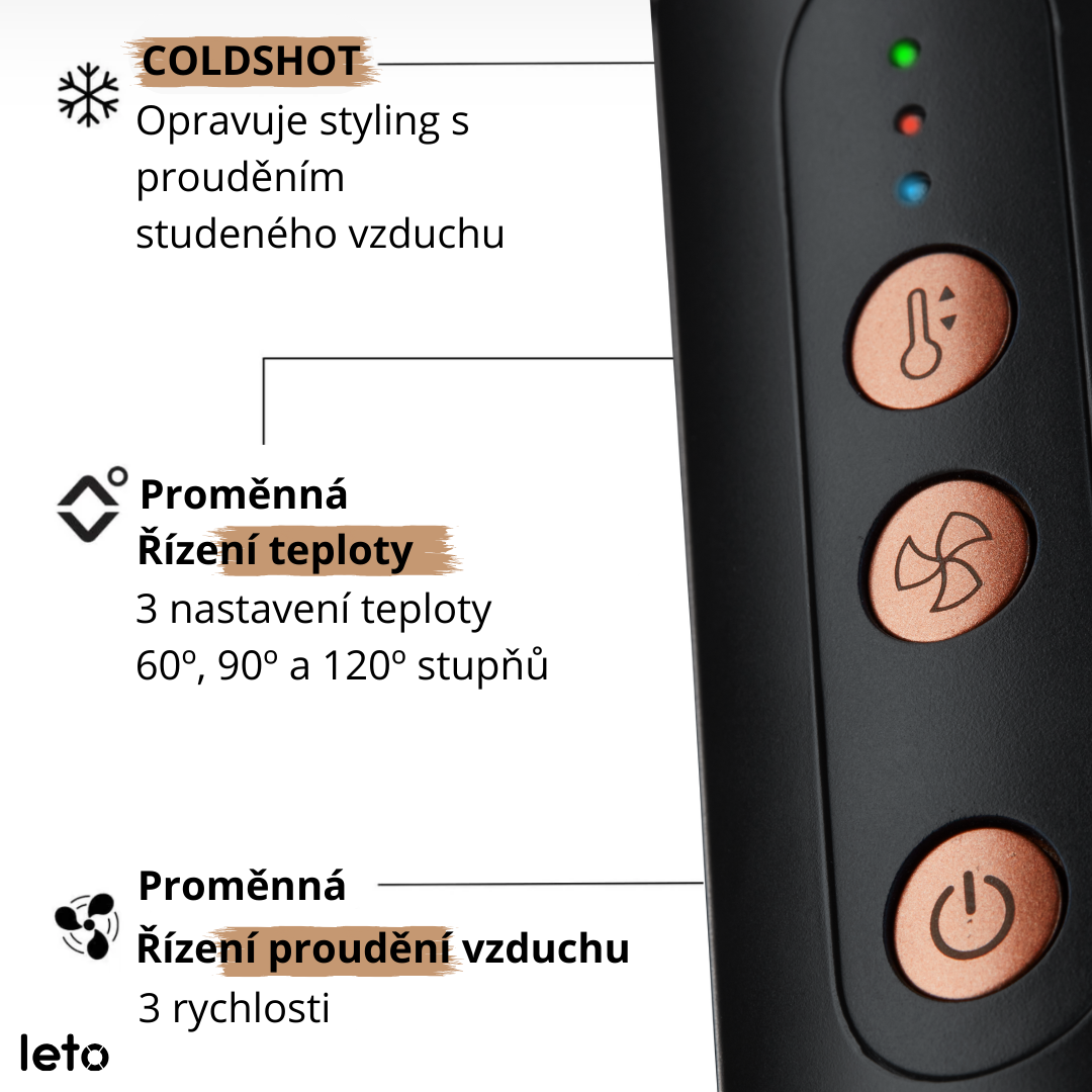 Leto Air7 Airstyler - 7 jedinečných funkcí